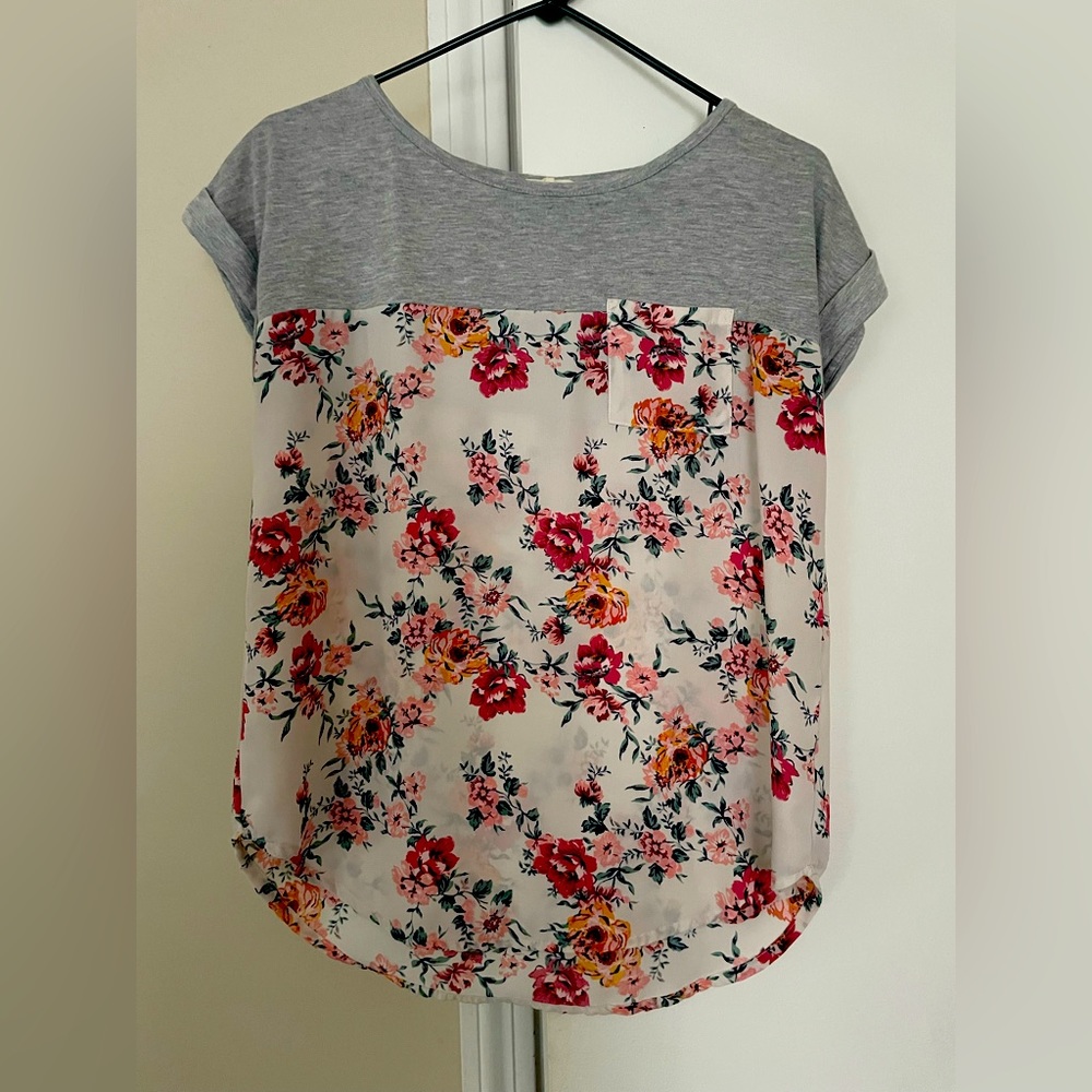 Mason & Belle - Kinglake Mixed Material Top